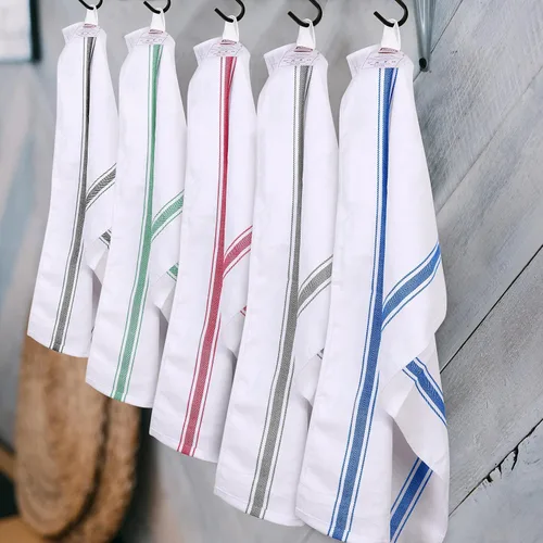 Vista 2 de Utopia Towels Paquete de 12 paños de cocina negros de 15 x 25 pulgadas, 100% algodón hilado en anillo