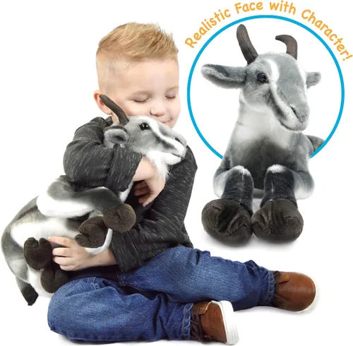 Vista 2 de TigerHart Patrick la cabra pigmea - Peluche grande de 18 pulgadas