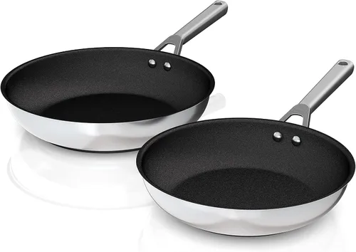 Vista 9 de Ninja Foodi NeverStick C69500 - Juego de 10 piezas, utensilios de cocina, acero inoxidable