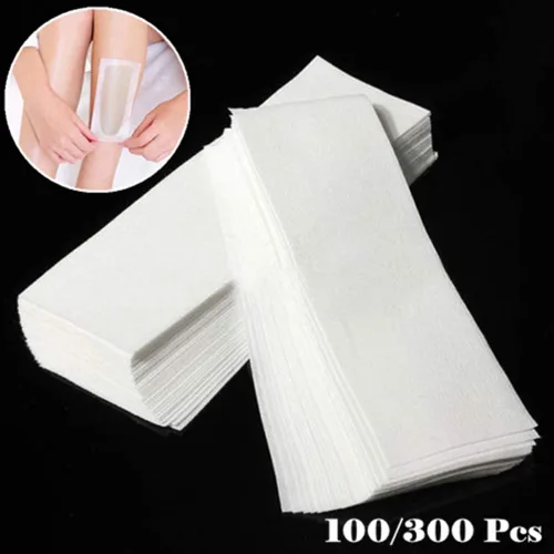 Vista 9 de ROSENICE 100pcs cera tiras papel profesional facial cuerpo depilación depiladora no tejida depiladora