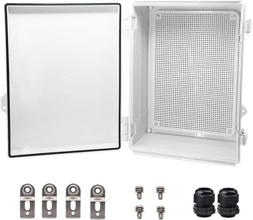 Vista 16 de Caja Eléctrica Impermeable a Prueba de Polvo Caja de Conexiones Resistente a la Intemperie IP67 Carcasa de Plástico ABS Caja de Proyecto