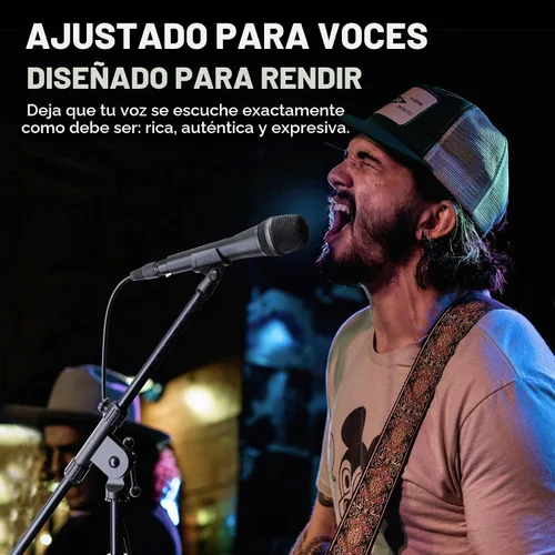 Vista 2 de Phenyx Pro Supercardioid Micrófono dinámico de mano con cable XLR PM-26S
