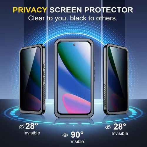 Vista 6 de SPIDERCASE para Google Pixel 10 Funda impermeable, [Protección contra caídas de grado militar de 12 pies] [Resistencia al agua IP68]