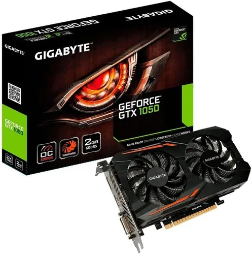 Vista 10 de Tarjeta gráfica Gigabyte Geforce GTX 1050 Ti Windforce (GV-N105TWF2OC-4GD)
