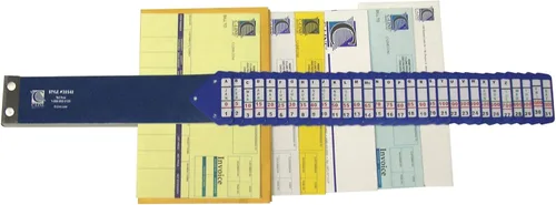 Vista 6 de Clasificador de documentos resistente de la marca C-Line, con 5 sistemas de indexación y 31 separadores de tamaño carta, Azul