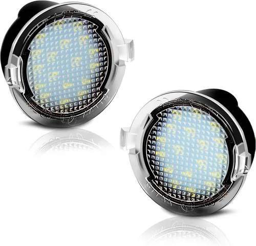 Vista 9 de D-Lumina Reflector de espejo lateral LED secuencial, luces direccionales, lente ahumada, compatible con Fo-rd F150 2009-2014, luz intermitente