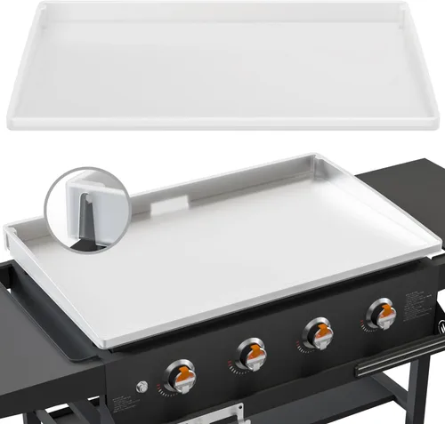 Vista 8 de Funda de parrilla de silicona para Blackstone - 28 pulgadas de cobertura verdadera y completa, resistente, apta para alimentos, protectora