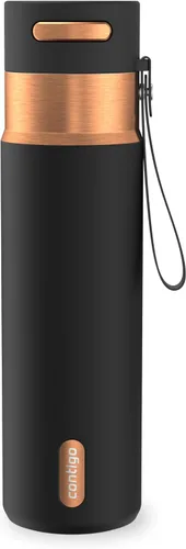 Vista 19 de Contigo Autoseal - Botella de agua de acero inoxidable con aislamiento al Terra Champagne