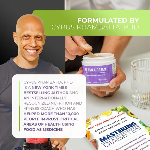 Vista 5 de Amla Powder & Immunity Blend Superfood Suplemento con saúco, 20 veces amla ultra concentrado, apoyo inmunológico, hecho con jengibre, canela, menta