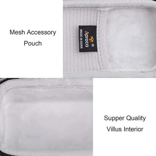 Vista 4 de Aproca Funda compatible con Logitech Logitech MX Anywhere 3S / MX Anywhere 3 / Anywhere 2 Ratón inalámbrico compacto, bolsa de almacenamiento duro