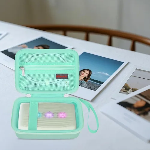 Vista 7 de Elonbo Funda de transporte para impresora Fujifilm Instax Mini Link 3/2, portátil mini color impresora de fotos instantáneas bolsa de viaje dura