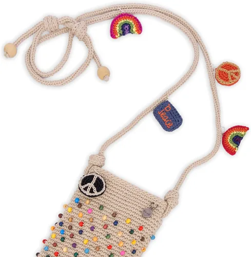 Vista 4 de The Sak Josie - Mini bandolera de ganchillo con correa ajustable