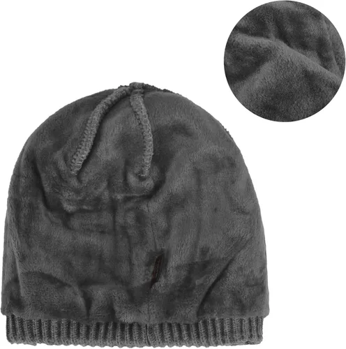 Vista 5 de Janey&Rubbins Gorro deportivo de invierno para exteriores con visera de punto con ala y forro polar cálido para hombres y mujeres, talla única