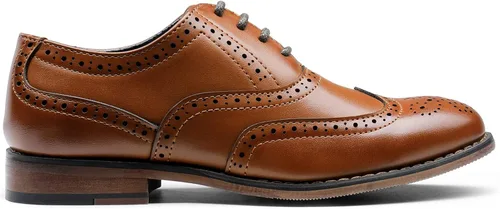 Vista 4 de Bruno Marc Boy's Prince-K2 Classic Oxfords Wingtip Dress Shoes
