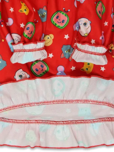 Vista 6 de CoComelon Pijama de franela para bebés y niñas pequeñas