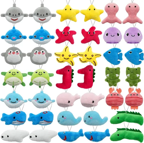Vista 7 de Juego de 40 piezas de juguetes de peluche de alimentos de verduras, lindo llavero de juguete de peluche de vegetales pequeños para recuerdos