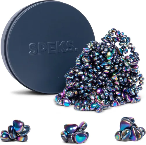 Vista 16 de Speks Original Crags - Masilla de ferrita Más de 1000 piedras magnéticas en una lata Juguete para aliviar el estrés para adultos y adolescentes