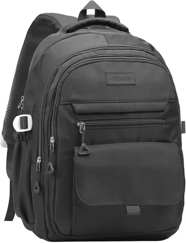 Vista 17 de Phaoullzon Mochila escolar para niñas adolescentes para niños, mochila estética universitaria para laptop para mujeres, Beige, Grande