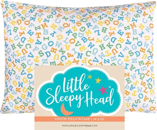 Vista 22 de Funda de almohada para jóvenes Little Sleepy Head - 100% funda de almohada de algodón y hipoalergénica - Funda de almohada envolvente de ajuste