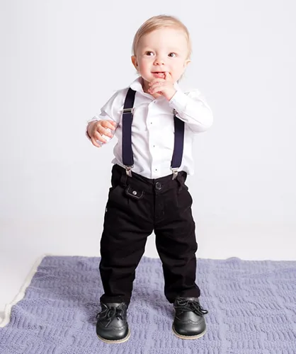 Vista 12 de DADAWEN - Zapatos de vestir para niña con cordones para uniforme de Oxford, cómodos, mocasines (niños pequeños)
