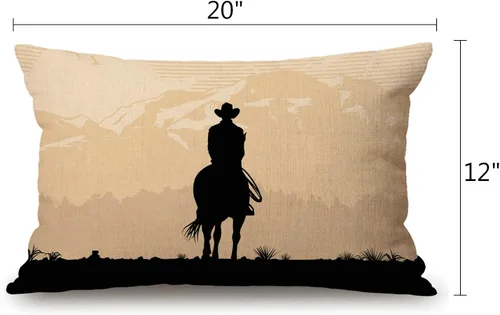 Vista 79 de Fundas de almohada de 12 x 20 pulgadas, decoración rústica de granja, sé feliz, fundas de almohada de algodón y lino, citas inspiracionales con Jcp20