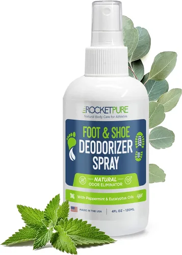 Vista 9 de Desodorante de pies y zapatos en aerosol, menta natural, combate el olor y el hedor causado por bacterias, aerosol refrescante, mejor que polvos