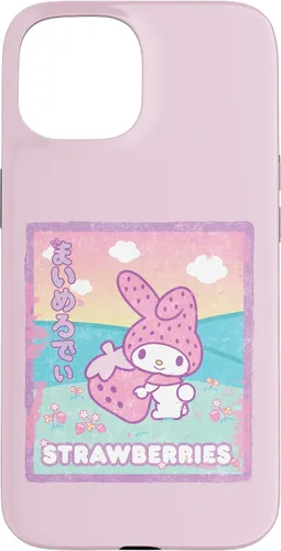 Vista 6 de Funda para iPhone 16 My Melody Strawberry Milk