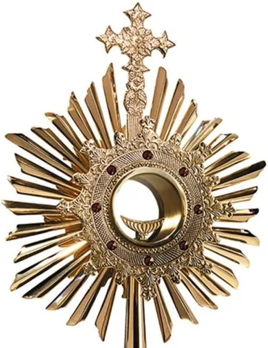 Vista 4 de Cruz Monstrance con Luna