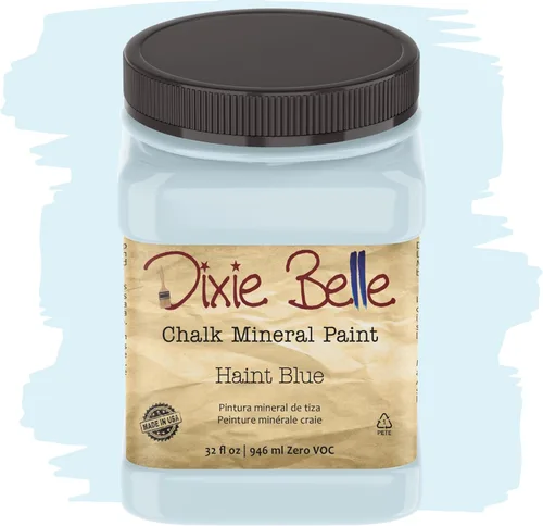 Vista 23 de Pintura para muebles con acabado de tiza Dixie Belle Paint Company - Amatista (4oz) - Pintura mineral de tiza chic púrpura profundo mate