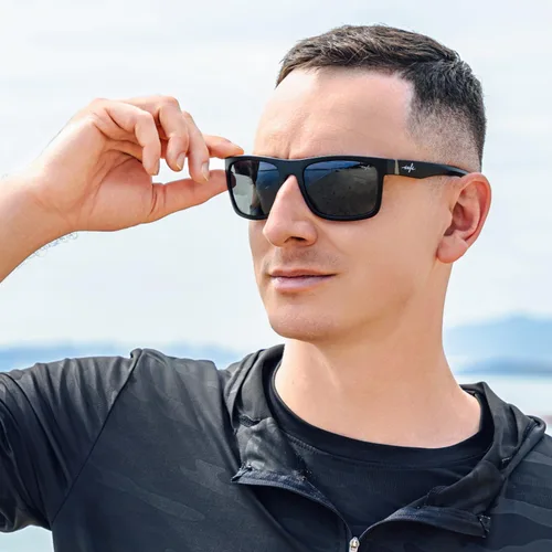 Vista 5 de INFI Gafas de sol polarizadas de pesca para hombre, para conducir, correr, con protección UV400