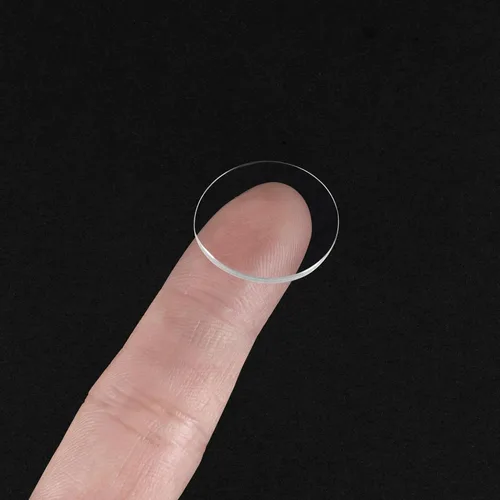 Vista 4 de uxcell Paquete de 8 lentes de cristal de 0.689 in de diámetro para reloj, cúpula única, redonda, grosor de borde de 0.059 in para reparación