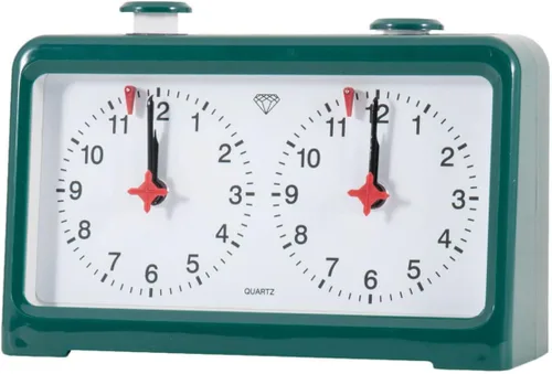 Vista 5 de The House of Staunton Reloj de ajedrez analógico de cuarzo diamante