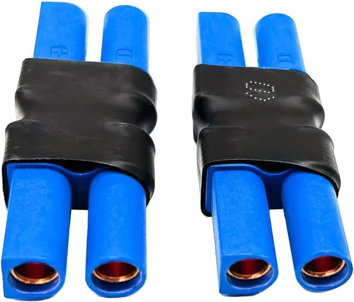 Vista 5 de EC5 hembra a EC5 conector hembra sin adaptador de cable, adaptador de conector EC5 para RC FPV Car Plane Drone LiPo batería EC5 conversión de puerto