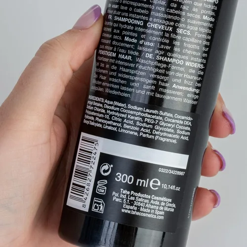 Vista 5 de Tahe Champú Magic Rizos para Cabello Seco y Rizado - Efecto Hidratante Antiencrespamiento, 10.1 fl oz