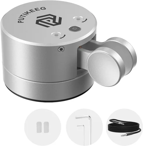 Vista 6 de Putikeeg Mini llave de código morse - CW doble paleta con base magnética, paletas de retorno magnéticas, llave Lambic Morse para radioaficionado