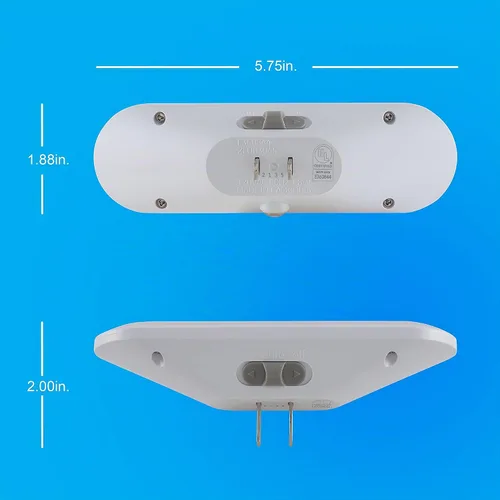 Vista 6 de GE Ultrabrite Barra de Luz LED Luces Nocturnas que se Enchufan a la Pared Decoración de Habitación Iluminación Ambiental Sensor de Anochecer a