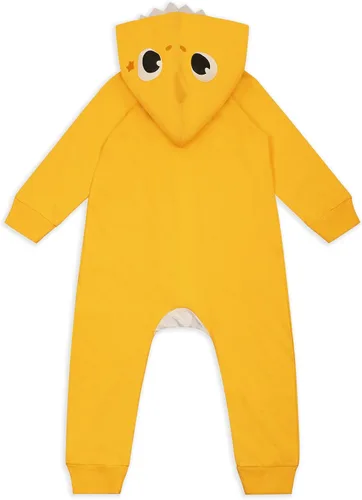 Vista 4 de Nickelodeon Baby Shark - Mameluco de manga larga con capucha y cremallera para niños pequeños