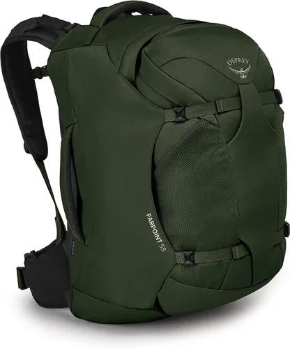 Vista 15 de Mochila de viaje Osprey Farpoint 80L para hombre, negra Negro