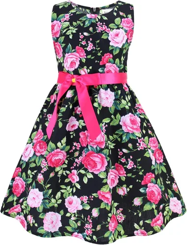 Vista 61 de Vestido de verano para niña, de algodón, con diseño floral