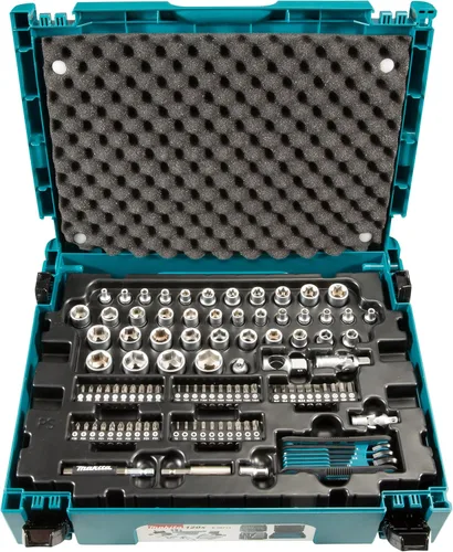 Vista 2 de Makita E-08713 Juego de mantenimiento de 120 piezas suministrado en una caja Makpac