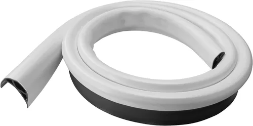 Vista 4 de Taylor Made Products Borde de muelle moldeado doble de grado comercial Gard lateral blanco, bobina de 10 pies - Protector de muelle con secciones