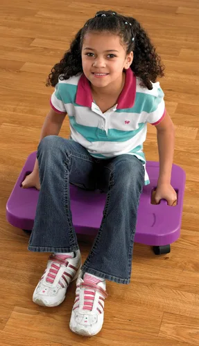 Vista 3 de Sportime Patinetes ergonómicos grandes, 17 x 22 pulgadas, juego de 6