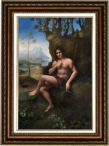 Vista 16 de ELITEART -La Belle Ferronnière por Leonardo DaVinci Reproducción de pintura al óleo Giclée de arte de pared impresiones en lienzo tamaño marcado: 29