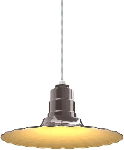 Vista 11 de Steel Lighting Co. Colgante Eagle Rock Lámpara montada en el techo Onda radial de 16 pulgadas vástago de 12 pulgadas Acero resistente