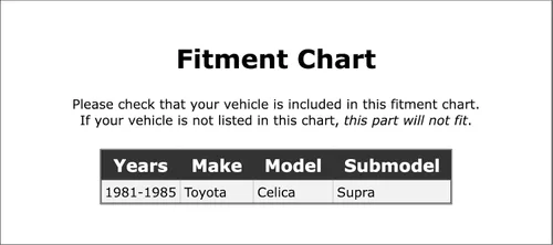 Vista 2 de Limpiaparabrisas derecho compatible con Toyota Celica Supra 1981 1982 1983 1984 1985 PC-1023056 1985 1984 1983 1982 1981, Supra