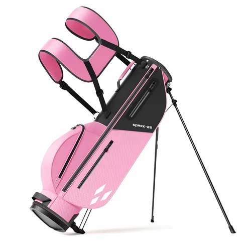 Vista 12 de Bolsa de Golf con Soporte Junior - Bolsa de Golf Juvenil para Edades 6-14, Bolsa de Golf con Soporte Ligera para Niños