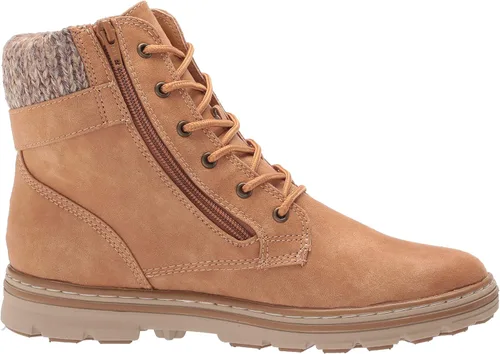 Vista 6 de CLIFFS BY WHITE MOUNTAIN Zapatos Kelsie - Botines para mujer con cordones, Blanco