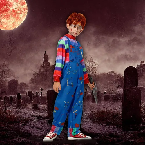 Vista 2 de WATCPNO Disfraces de Halloween para niños, disfraces de cosplay, disfraces de Halloween para niños, fiesta de Halloween
