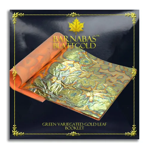 Vista 12 de Barnabas Blattgold Hoja de plata de imitación, patente de transferencia [25 hojas, 5.5 pulgadas], hoja de lámina de metal para pintura, artes