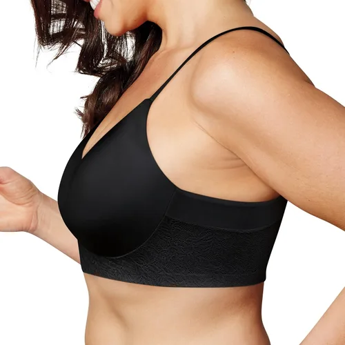 Vista 2 de PLAYTEX Secrets, ComfortFlex sin varillas, cobertura completa, sin varillas, brasier convertible para mujer Negro